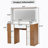 44.4" Elegant Vanity Table with Large Lighted Mirror & Power Outlet, Dressing Table with 7 Drawers & Shelves