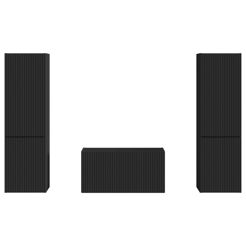 Unfinished Entertainment Centre for TVs up to 60", Black