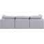 Canapé modulaire rembourré 105 po Itala-94482260