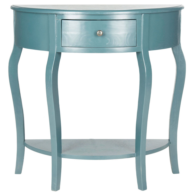 Albach 33'' Console Table, Teal