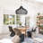 Latigo Outdoor Rattan Pendant Light - 24" Black Dome 1-Light Polished Handwoven Adjustable Light Fixture For Patio, Porch & Entryway in Modern, Traditional, Boho & Coastal Style-405726482-377843051