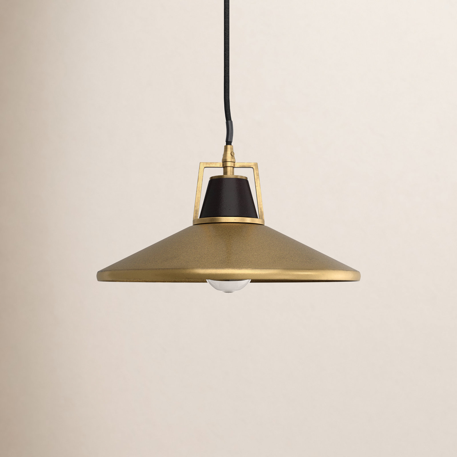 Single Light Metal Pendant