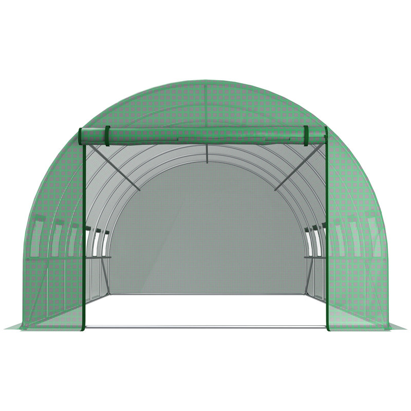 Analeigha Tunnel Greenhouse Panel Cover, 200cm H x 300cm W x 600cm D