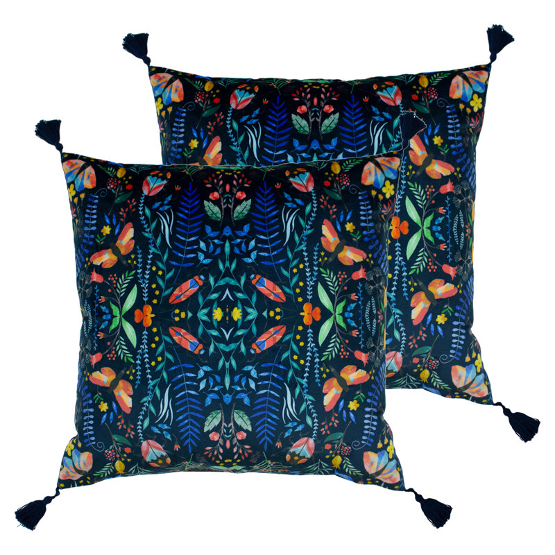 Floral Square Cushion