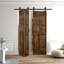 Porte pliante en bois massif en forme de S avec quincaillerie nécessaire-109425233-104191419