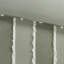 Housse de couette en coton rayé pour lit très grand / très grand lit avec fermeture à boutons 3 pièces