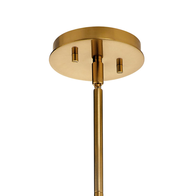 Pim 5 - Light Wagon Wheel Chandelier, Fox Gold