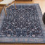 Tapis noir / bleu Sarok All-Over Persan-1523423023