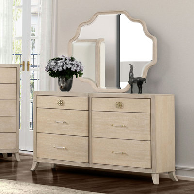 Commode transitionnelle l 63,6 po, chêne naturel
