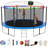 Trampoline Series 14' Round Backyard Trampoline with Safety Enclosure-110875237