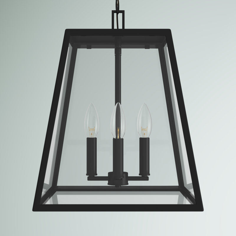 Avi 4 - Light Outdoor Pendant, Black