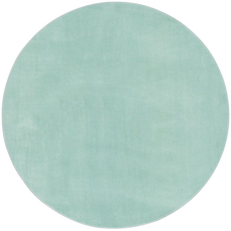 Tapis de couleur unie lavable à la machine Loft 300 Performance, Rond 6 po 