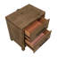 Table de chevet 1 pièce Rustic Modern