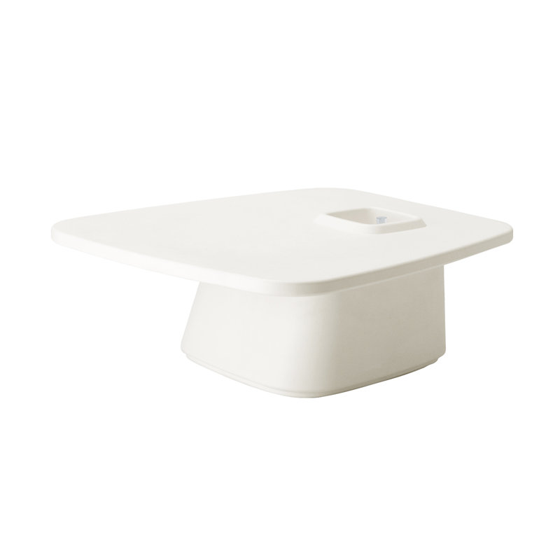 Table basse en plastique Noma, Glace