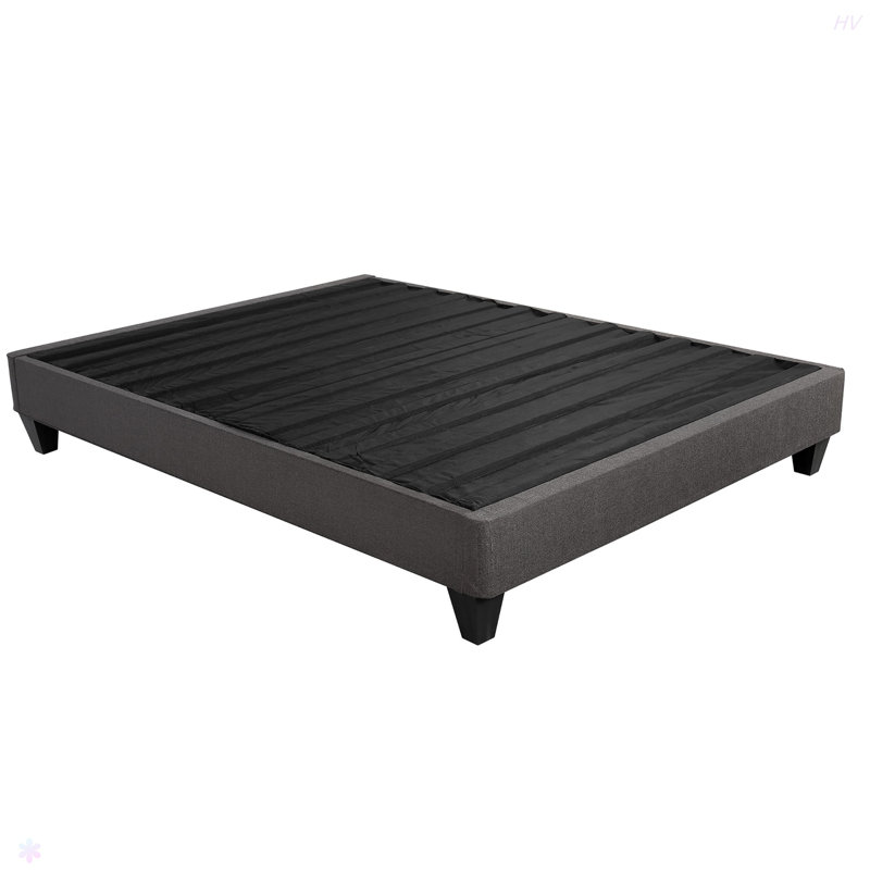 Platform Bed Base, Upholstered Mattress Foundation Bed Frame