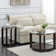 Iversen 2 - Piece Glass Top Living Room Table Set