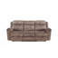Canapé inclinable bicolore avec port USB et tablette rabattable, sofa confortable