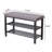 Space-saving Shoe Storage Bench Fabric Metal Modern Design For Entryway & Bedroom