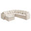 Canapé modulaire en U en velours côtelé avec rangement-1839410293-1839410288