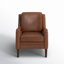 Fauteuil en cuir véritable l 27,56 po Amberlie-82266556