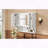 35 x 28 Inch 3-Door Wall Mounted Medicine Cabinet with Open Shelves - White-752441737