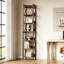 78.74" Tall Etagere Bookshelf, 7-tier Narrow Bookcase With Metal Frame For Home Office, Small Space-1703132488