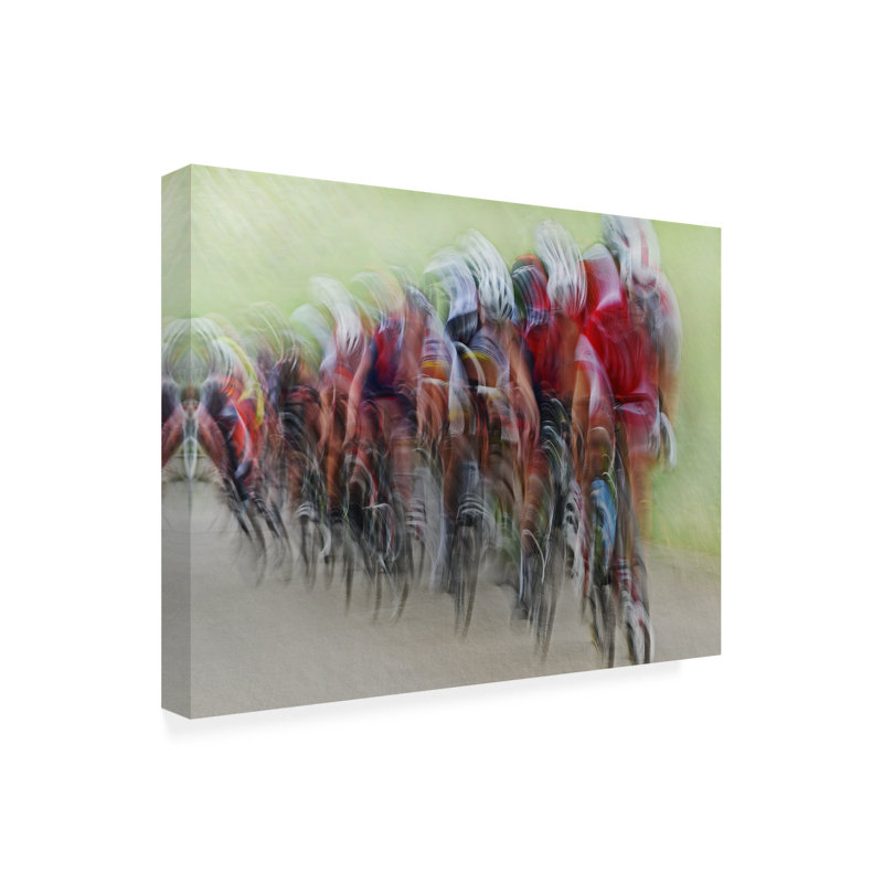 Art sur toile «Lou Urlings The Train», H 18 po x l 24 po