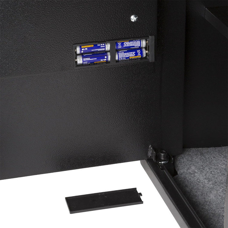Digital Safe - Electronic Steel Safe with Keypad and Manual Override Keys - For Home, Business by Stalwart (Black)
