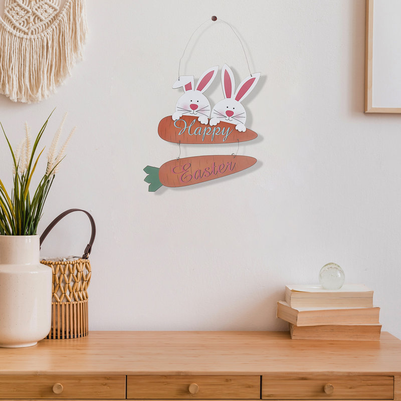 Double lapin en bois avec support à carottes