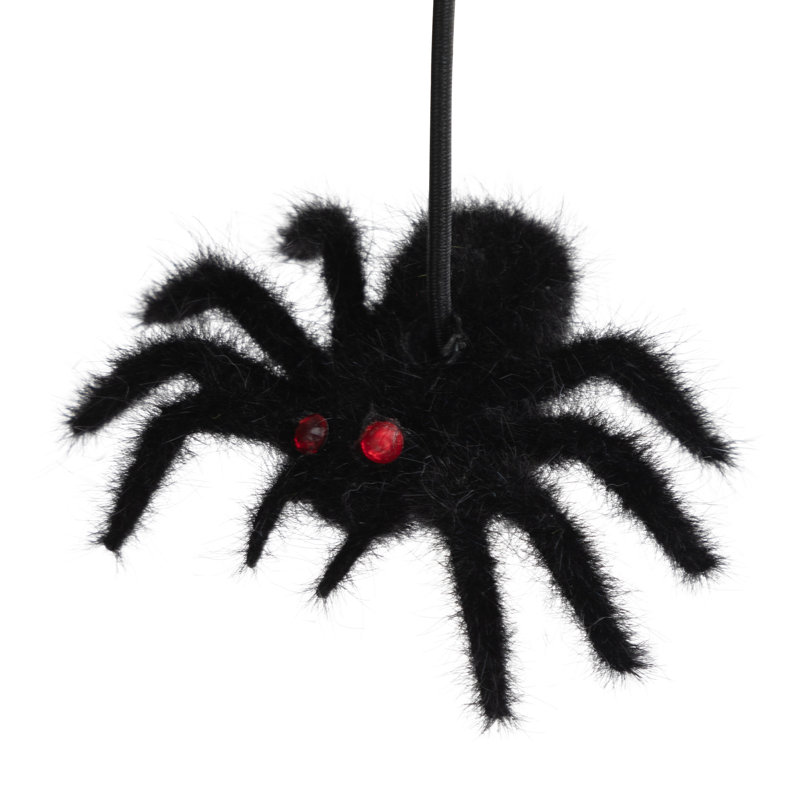 64-Inch Gothic Black and Red Cat Tree Tower with Sisal Scratching Post