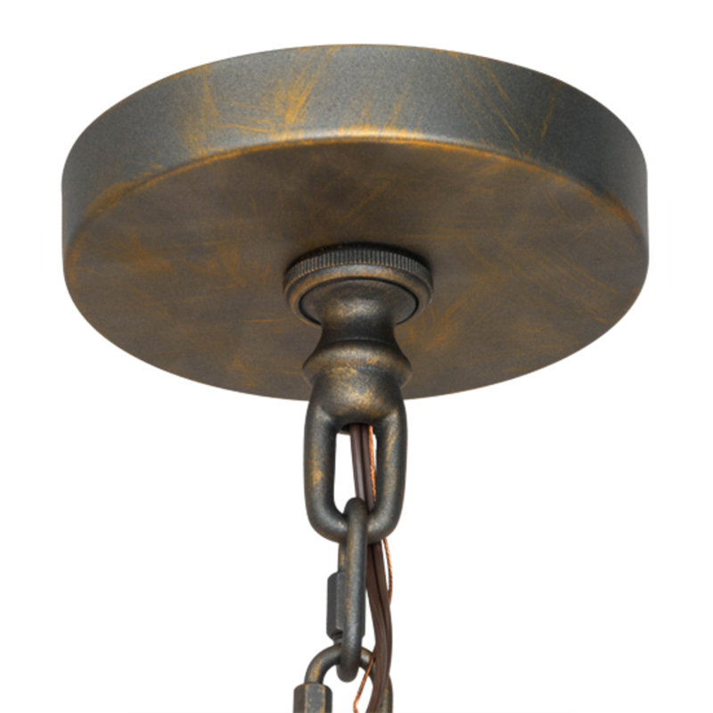 Regency 6 - Light Chandelier, Clear, Gold/Matte Black