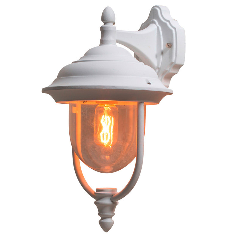 Parma Outdoor Wall Lantern, White