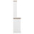 Curved Bookshelf Set Of 2, Modern Freestanding Tall Cabinet With Open Display Shelves And Anti-Tip Device-1452873398