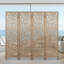 Paravents pliables en bois sculpté
