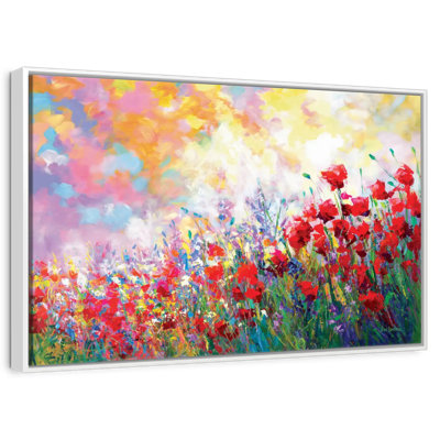 Fleurs de printemps colorées
