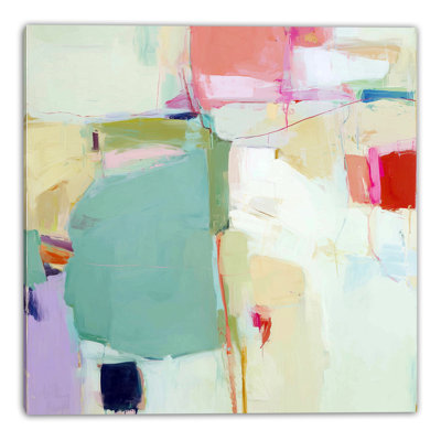 Art mural pastel tendu sur toile tendue