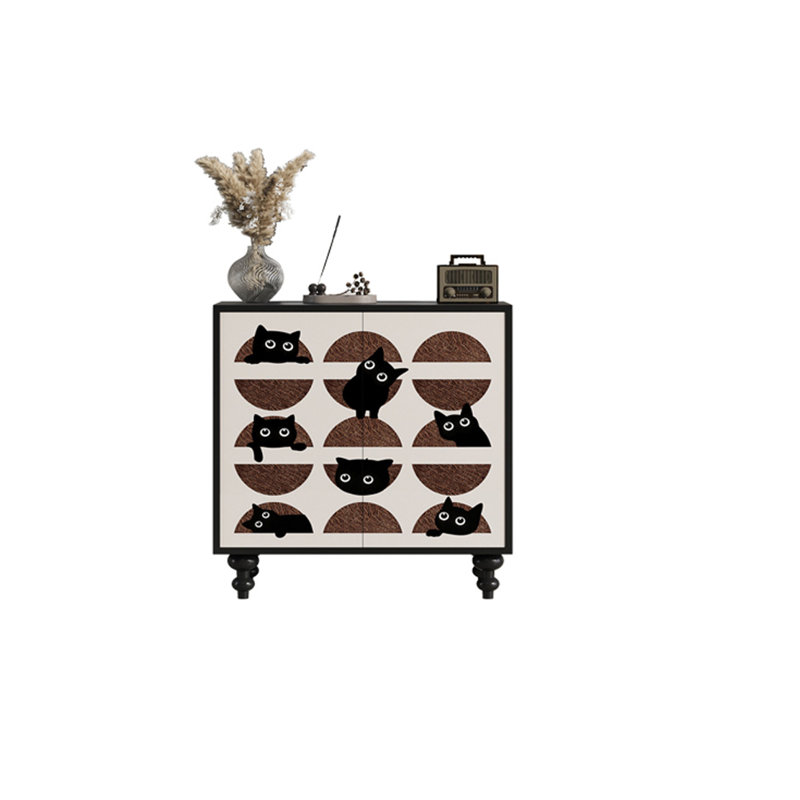 Creative Cats Decorate The Accent Cabinet