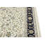 Tapis oriental crème Indo-Nain 9 x 12 | Taille exacte: 9 pi 1 po x 12 pi 1 po