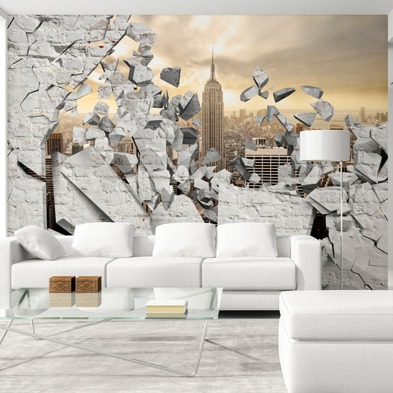 Murale pelez et collez - Zaure, L 55,1 po x l 77,2 po