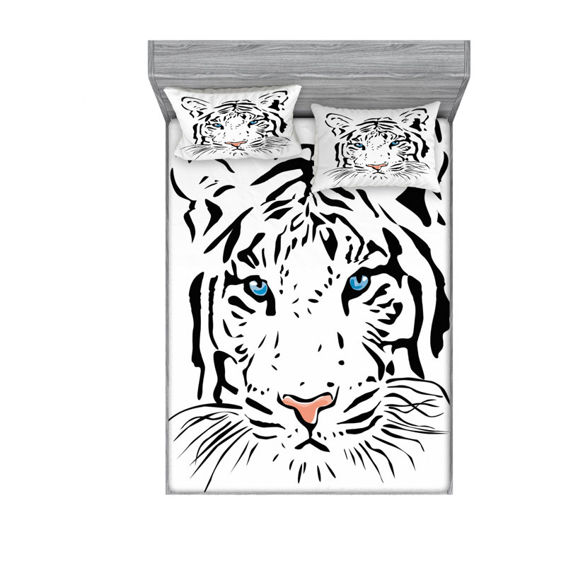 Microfiber Sheet Set, Queen Sheet Set with 2 Pillowcases