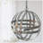 Centeio 4 - Light Iron Globe Chandelier