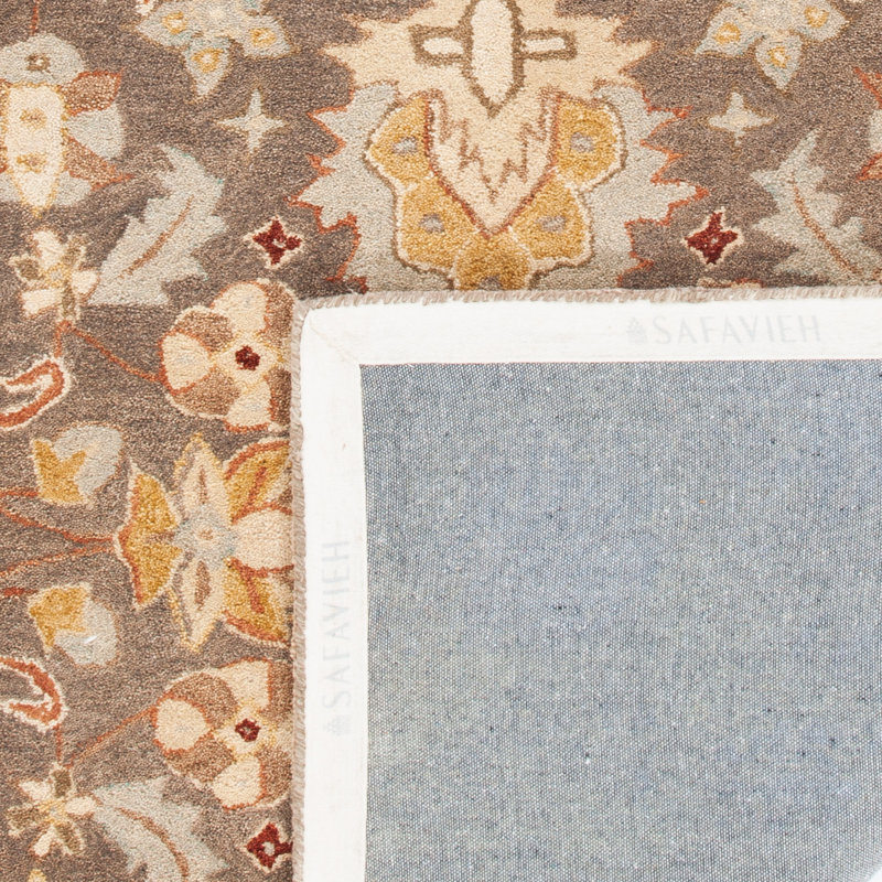 Tingley Hand Tufted Wool Pile Oriental Rug, Rectangle 4' x 6'