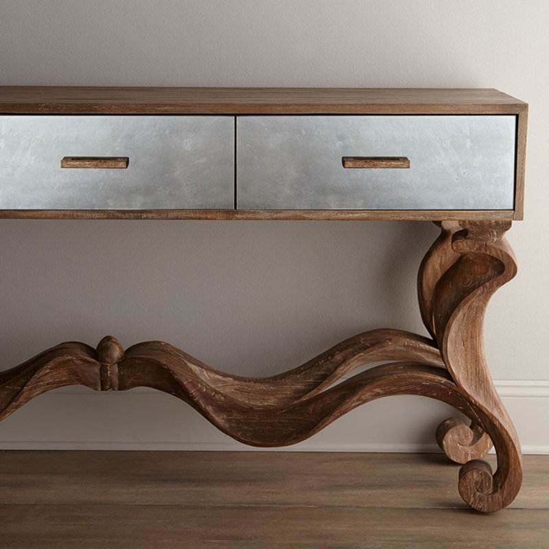 Console en bois de style américain