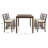 Donegal 4 - Person Solid Wood Solid Wood Top Four Leg Dining Set