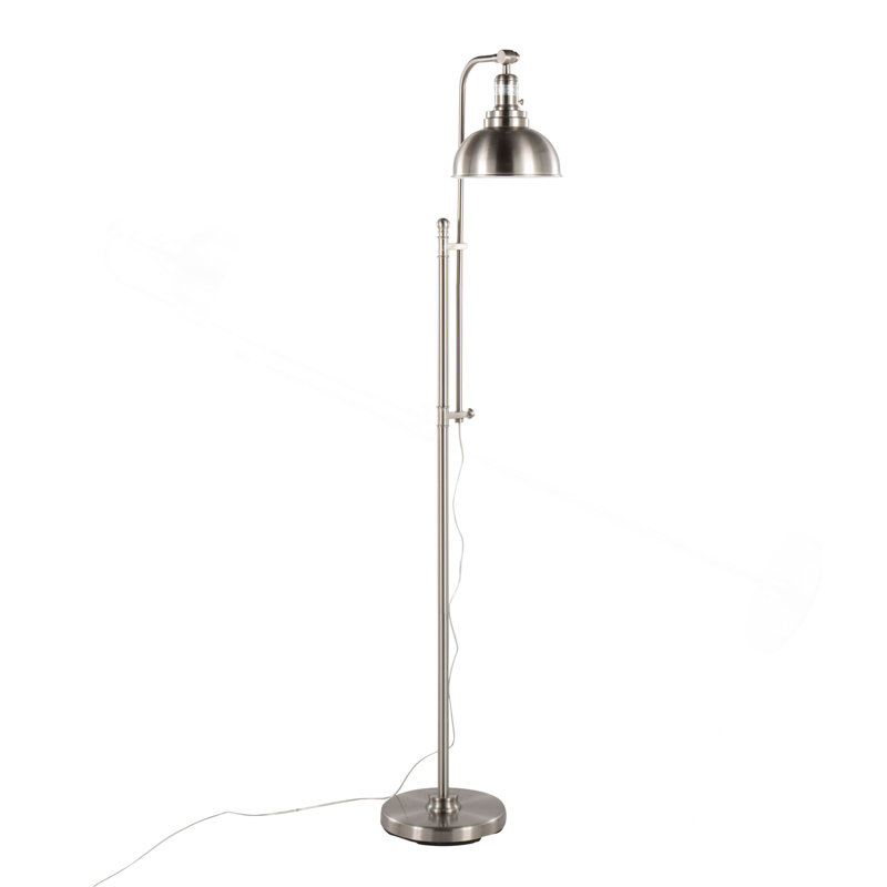 Lampe sur pied en nickel