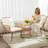 3-piece Outdoor Wicker Furniture Set, Patio Conversation Set For Garden, Balcony, Backyard-640910552-640910549