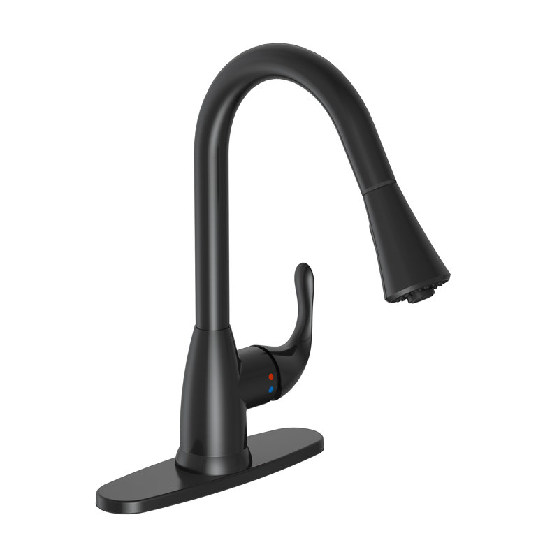 Vetta Pull Down Kitchen Faucet, Matte Black