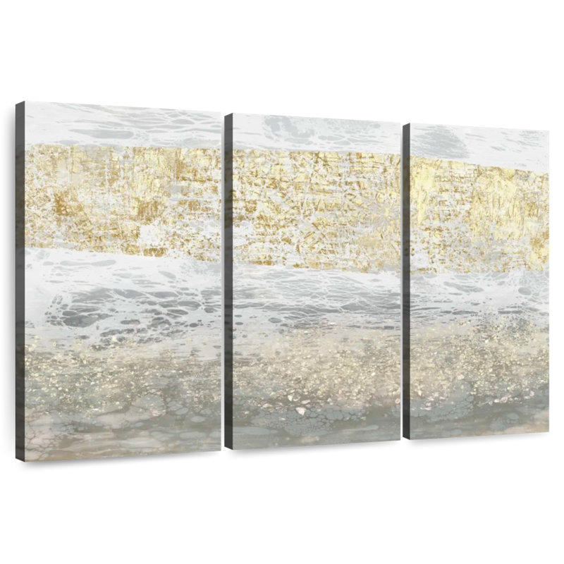 Avery Gilded Textures I, 36" H x 57" W