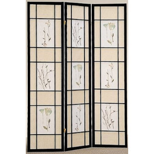 Boothbay Solid Wood Folding Room Divider