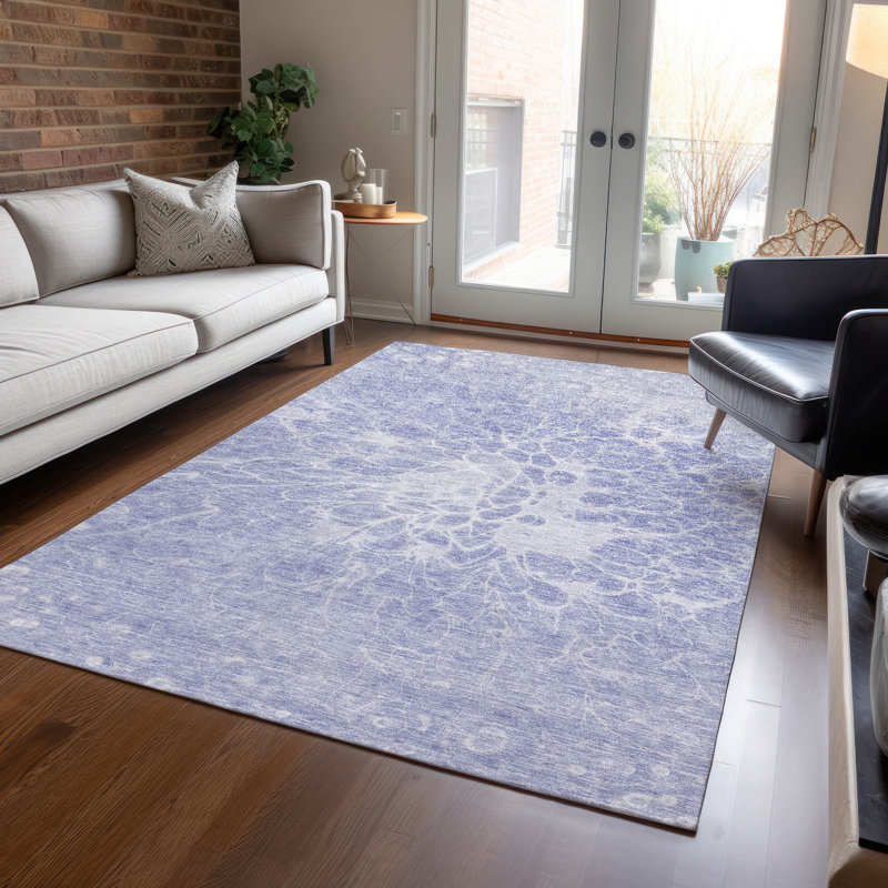 Alkea Abstract Indoor / Outdoor Rug, Rectangle 5' x 7'6"